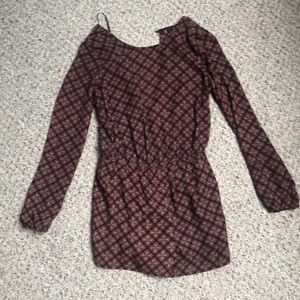 Forever 21 Long Sleeve Romper. Worn once!